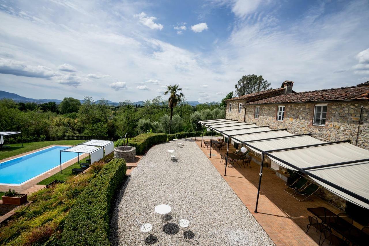 Accogliente alloggio con vista e piscina Lucca Esterno foto